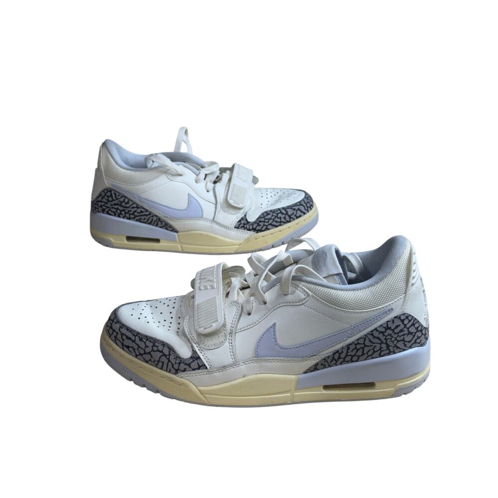 Nike Air Jordan Legacy 312 Low Sail Cement Grey Black size 10